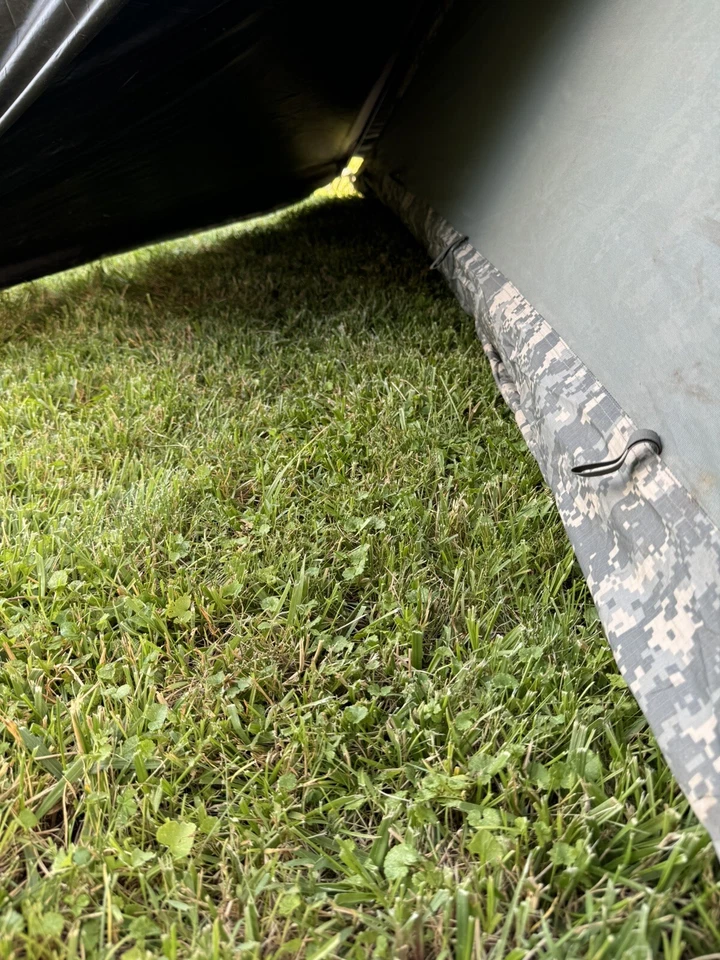 USGI Exército dos EUA ACU ABRIGO DE COMBATE MELHORADO 1 Homem Tenda ORC Indústrias Militar GC - Imagem 2 de 4