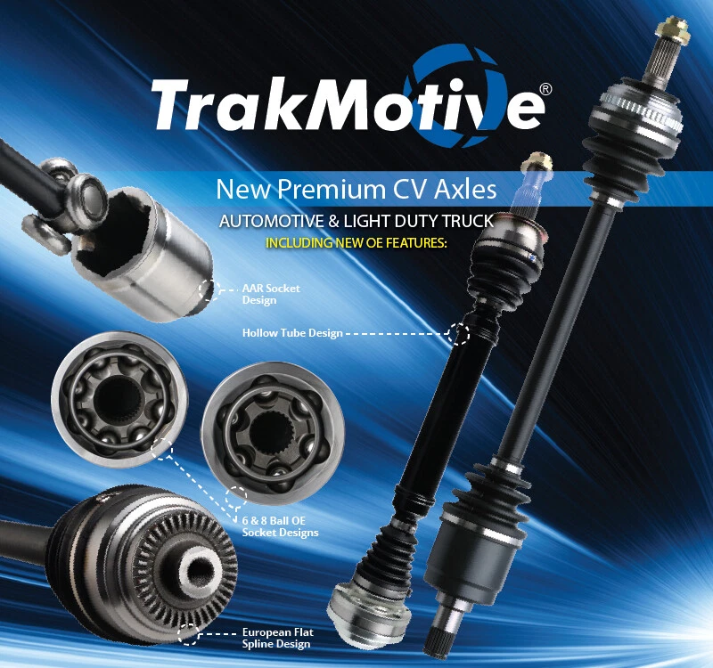 Juego de 2 pares de ejes delanteros TrakMotive CV para Honda Odyssey tracción delantera 2007-2010 Foto 3 de 4