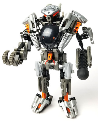 LEGO Bionicle 8557 Exo-Toa Complete Robot Exo-Skeleton Two Pins Color Swapped