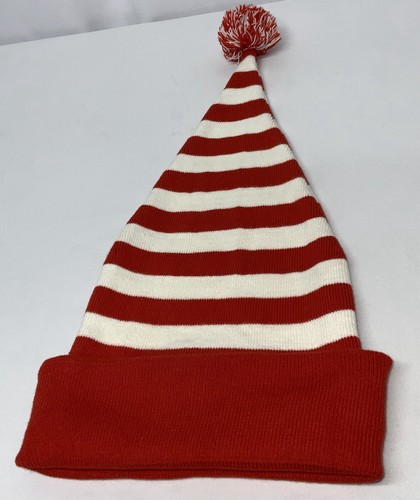 UNIVERSAL’S ISLANDS OF ADVENTURE Vintage Dr. SEUSS Youth Beanie-Red/White Stripe - Picture 8 of 12