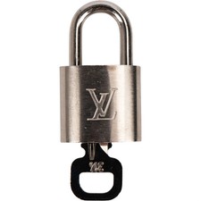 Louis Vuitton Brushed Silver Padlock Schloss 314