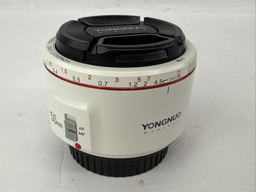 Obiettivo Yongnuo YN50mm f/1.8 II bianco per Canon attacco EF ottime condizioni funzionante