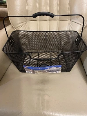 Fahrradkorb/Gepäckträgerkorb mit Tragegriff, von Bikemate, ca. 7 kg - NEU! - Bild 1 von 3