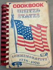 Cookbook United States Commemorative 1776-1976
