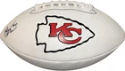 Kansas City Chiefs Mike Danna Signed White Logo Football JSA Certified