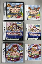 Cooking Mama 1 2 3 - Nintendo DS Authentic Case & Manual Only - NO Game
