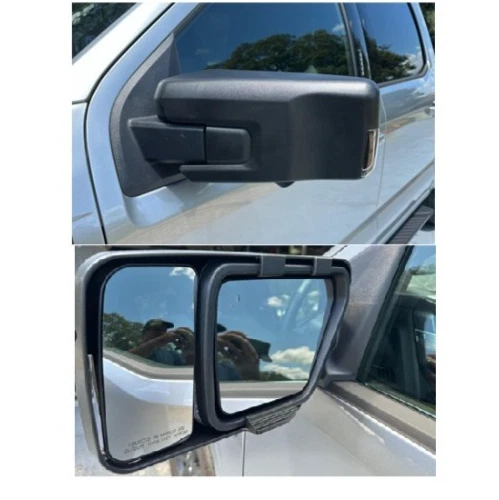 K-Source Snap-On Tow Mirror Extension Kit for 2021-2026 Ford F150 w Smal Mirrors