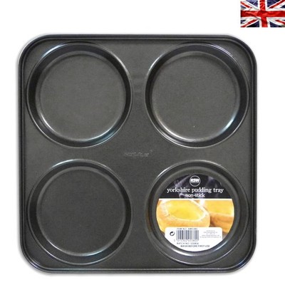 23 cm rundes antihaftbeschichtetes Yorkshire Puddingblech - ideal zum Braten und Backen
