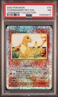 2002 POKEMON LEGENDARY COLLECTION #70 CHARMANDER-REVERSE FOIL PSA 7