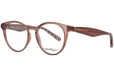 Salvatore Ferragamo SF2867 643 Eyeglasses Women's Crystal Rose Full Rim 49mm