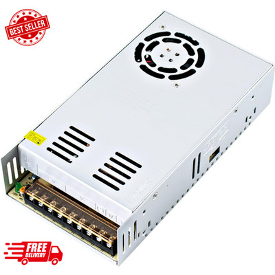 AC 110V/220V to DC 12V 30A 360W Regulated Universal Switching Power Supply Tr...