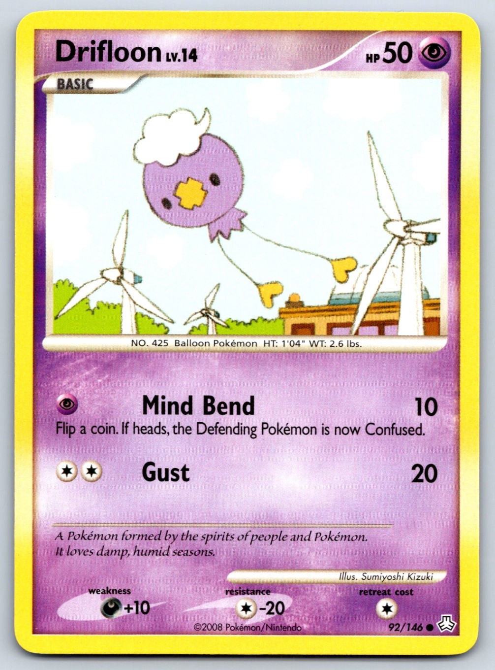 Drifloon - Legends Awakened 92/146 Pokemon Card LP