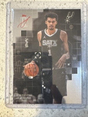 VICTOR WEMBANYAMA 2025-26 Topps Signature Class AFTER IMAGE INSERT! SPURS