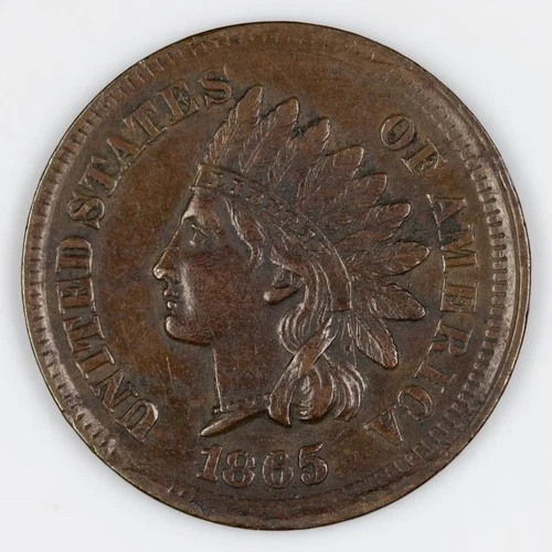1865 Indian Head Cent XF 1c