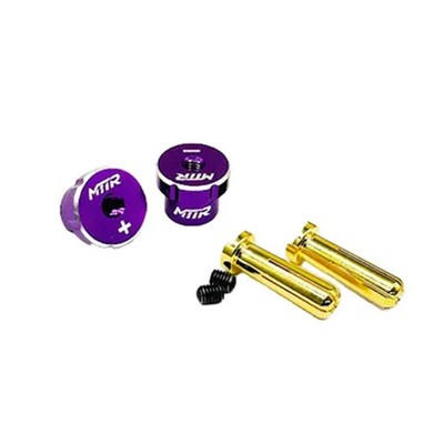 MTTR Racing Bullet Plug Connector 5mm Purple # 07011