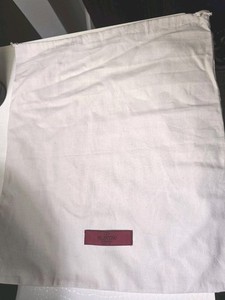 New Authentic VALENTINO BARAVANI 13.5” x 16” Cotton Dust Travel Storage Bag