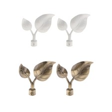 2 Pieces Curtain Stand Decorative Bar Window Elegant