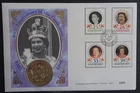 1993 QEII 40th Anniversary  of the Coronation Guernsey Coin PNC Cover