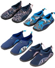 Weever Kids Wetshoes Aqua Water Shoes Boys Girls Junior Beach Swim Protection