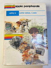 Apple Super Serial Card II for Apple II, II Plus, IIe. A2B0044 Untested As-Is