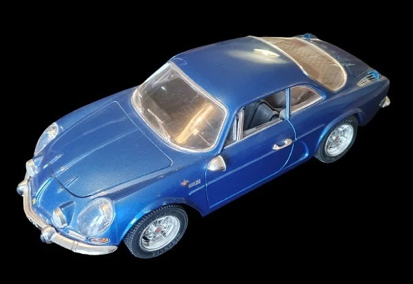 Burago Alpine A110 1600s Street Bleu Burago (1/16) Métal - Photo 2/4