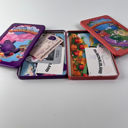 2025 - Latas de recuerdo de comida feliz para adultos de McDonaldLand - Grimace & Fri Fri Fri Friends - Imagen 3 de 4