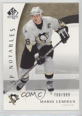 2005-06 SP Authentic SP Notables 768/999 Mario Lemieux #101 HOF 17uj
