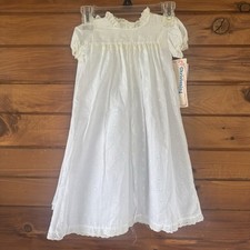 NWT VTG Christening by Alexis Cotton Eyelet Dress 3 Months