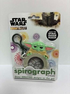 Star Wars The MANDALORIAN Spirograph Grogu Baby Yoda Design Maker Clip On Design