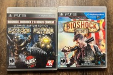 BioShock Bundle: Ultimate Rapture Edition & Infinite (PlayStation 3,PS3) CIB