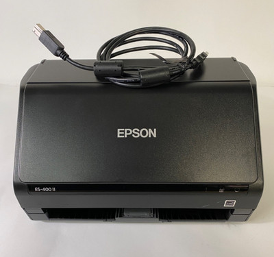 Epson WorkForce ES-400 II Desktop Duplex Color Document Scanner J382D *WORKING