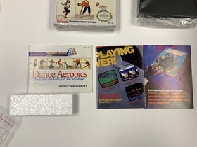 Dance Aerobics NES Nintendo Complete CIB Open Shrink Wrap Power Pad Game