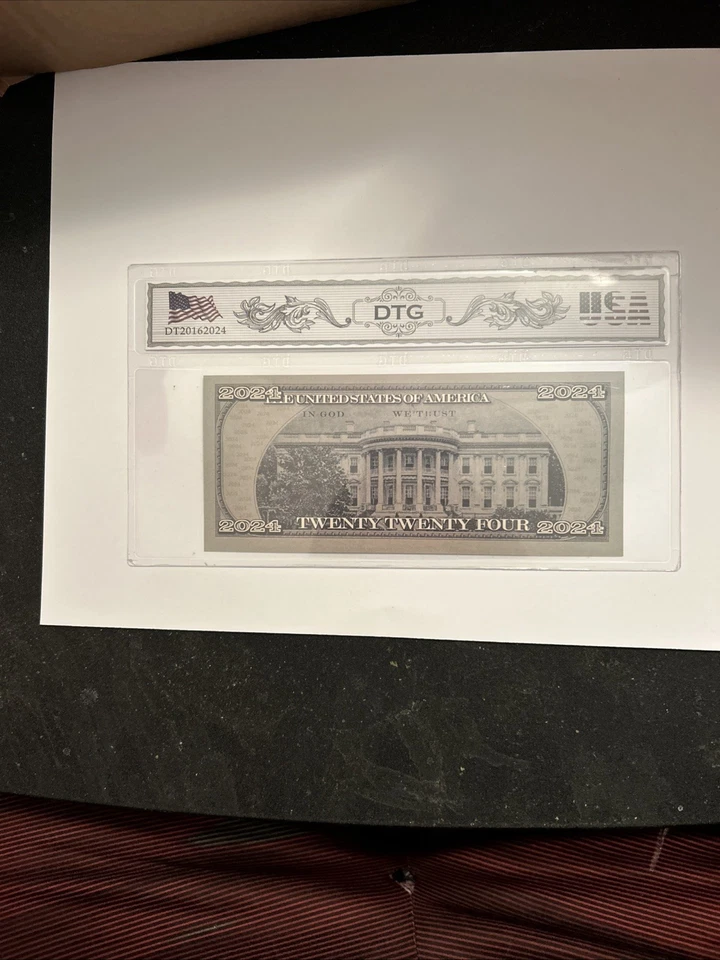 Billete Federal Return to Victory 2024 DONALD TRUMP gema sin circular 65 DTG SIN CIRCULAR Foto 4 de 4