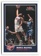 2001 Fleer Tradition WNBA #141 Monica Maxwell Indiana Fever