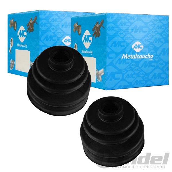 2X Metalcaucho Achsmanschetten Satz Radseitig Passend FüR Honda Accord Civic CR--image