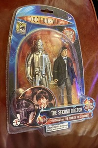 Doctor Who S.D. Comicon 2nd Doctor & Cyberman Action Figure Set - NIB