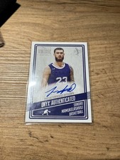 Sandro Mamukelashvili 2021 Onyx Vintage Blue Ink Auto San Antonio Spurs