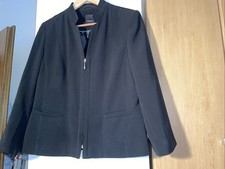 Fabiani Damen Blazer Gr.40 Jacke Schwarz Elegant Business Klassisch TOP
