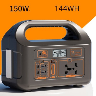 36000mAh 150W Tragbares Kraftwerk, 220V/110V AC DC USB LED, mit Schalter