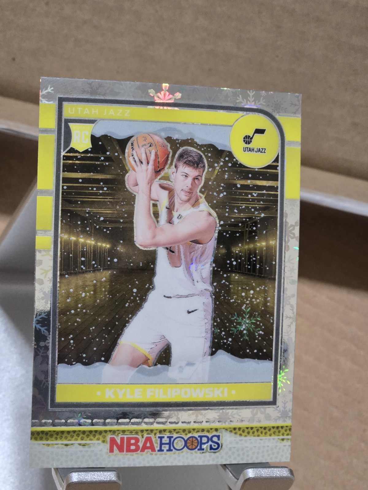 2024-25 Panini NBA Hoops Kyle Filipowski RC Silver Opti-Chrome Prizm #262