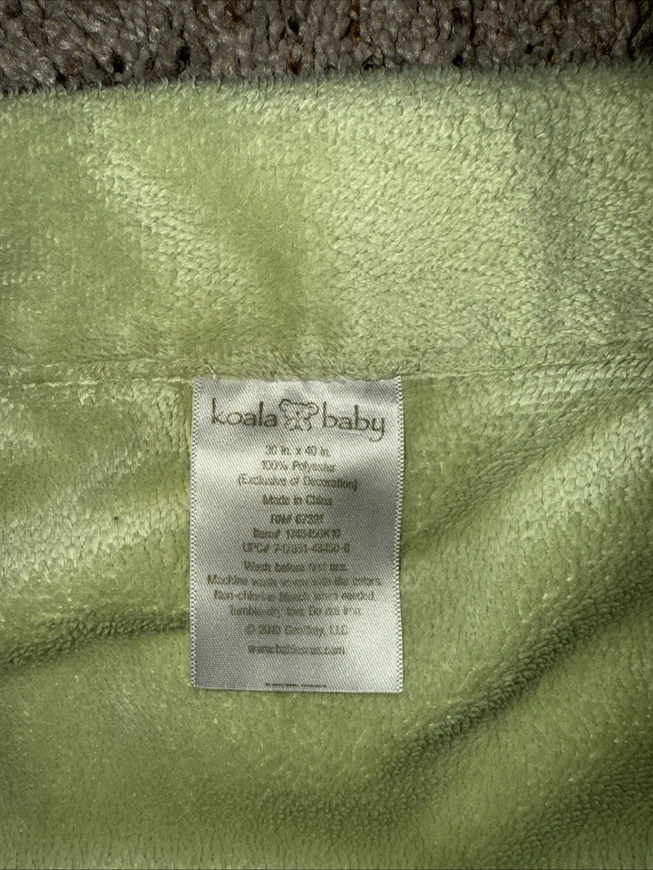 Koala Baby Green Turtle Bee Little Gift Of Love Baby Blanket Unisex Plush Lovey — 第 2/4 张图片