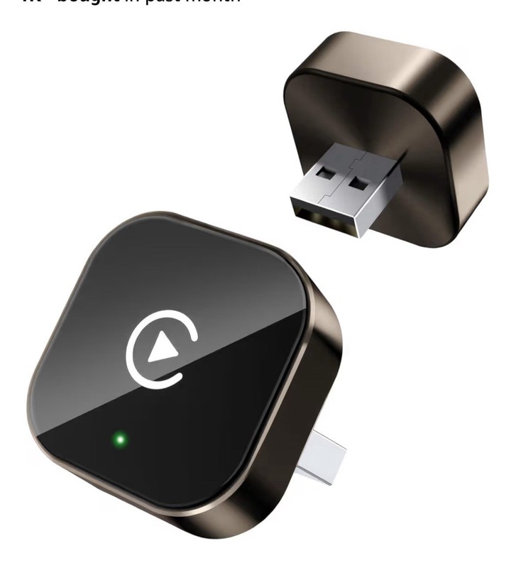 2026 Upgraded Wireless CarPlay Adapter - Fast Auto-Connect, Stable Connection,