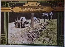  1918 End of the Great War #166 Second Battle of Cambrai GREEN FOIL 47/64