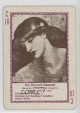 1897 US Playing Card Game of Famous Paintings The Blessed Damosel #C10 0w6