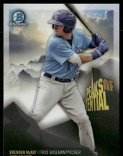 Brendan McKay 2018 Bowman Chrome Peaks of Potential #PP-BMC Tampa Bay Rays