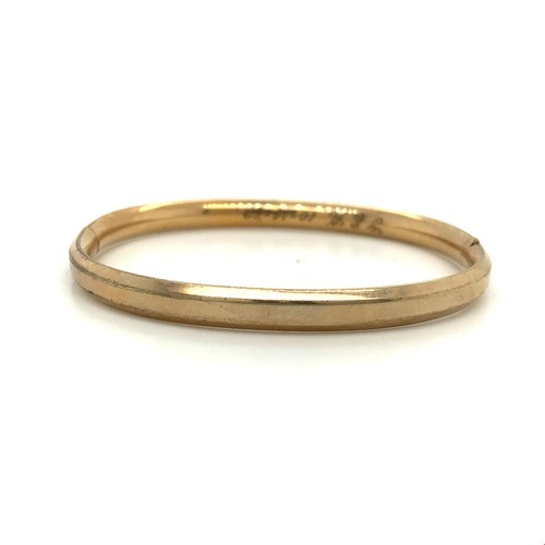 Vintage 12k Gold gefüllt signiert BB-Mappe Brüder geätzt Kind Baby Armband 5 1/4 - Bild 2 von 9