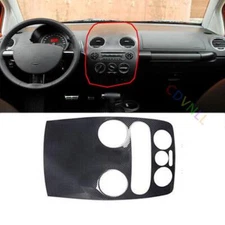 Car Console AC Switch Control Panel Trim For VW Beetle 01-2005 ABS Carbon Fiber