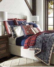 NIP Ralph Lauren Mirabelle Blue Floral King Duvet Cover