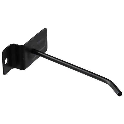 32Pcs Black 4'' Slatwall Hooks Stainless Steel Slatwall Panel Hooks Retail - Picture 3 of 12