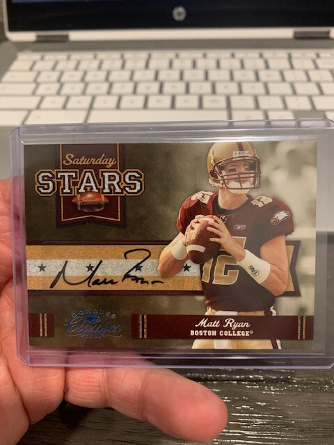 Matt Ryan Donruss Classics Saturday Stars #SS18 Autograph